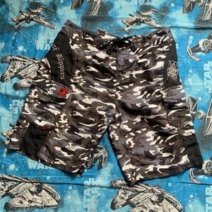 Camouflage Cargo Shorts